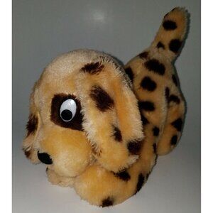 VTG Universal Toys Puppy Dog Plush Brown Spots Stuffed Animal Toy Lovey